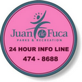 Fluorescent Pink Paper Roll Labels Stock Circle (1.125" Dia.)